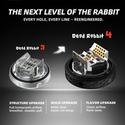 atomiseur dead rabbit v4 rta hellvape tunisie