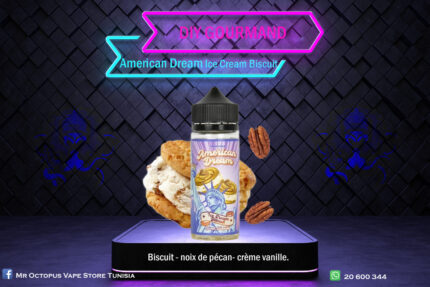 e liquide gourmand iced cream biscuit american dream 30ml