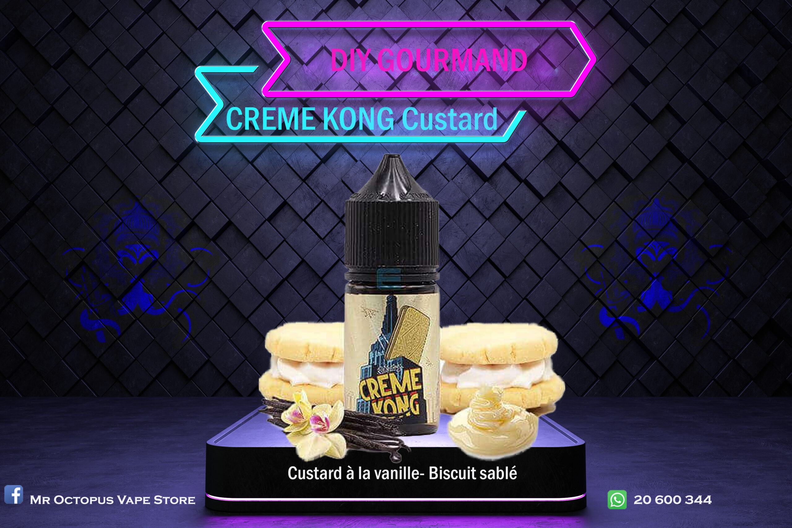 e liquide creme kong joe's juice custard vanille 30ml e liquide creme kong joe's juice custard vanille 30ml