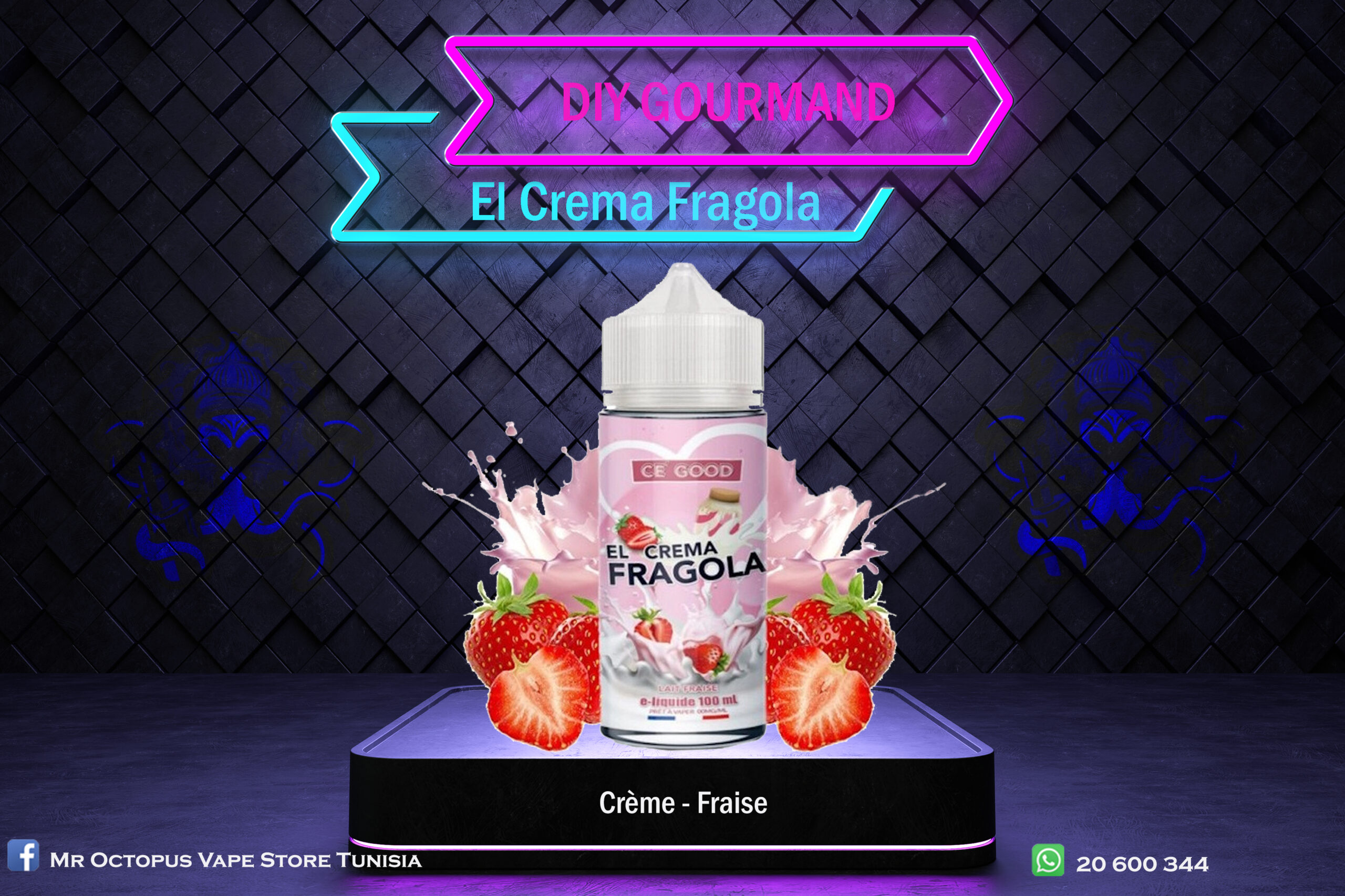 el crema fragola El Crema Fragola - CE'GOOD 30ml – Image 1