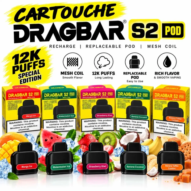 Cartouchen de recharge Dragbar S2 12K