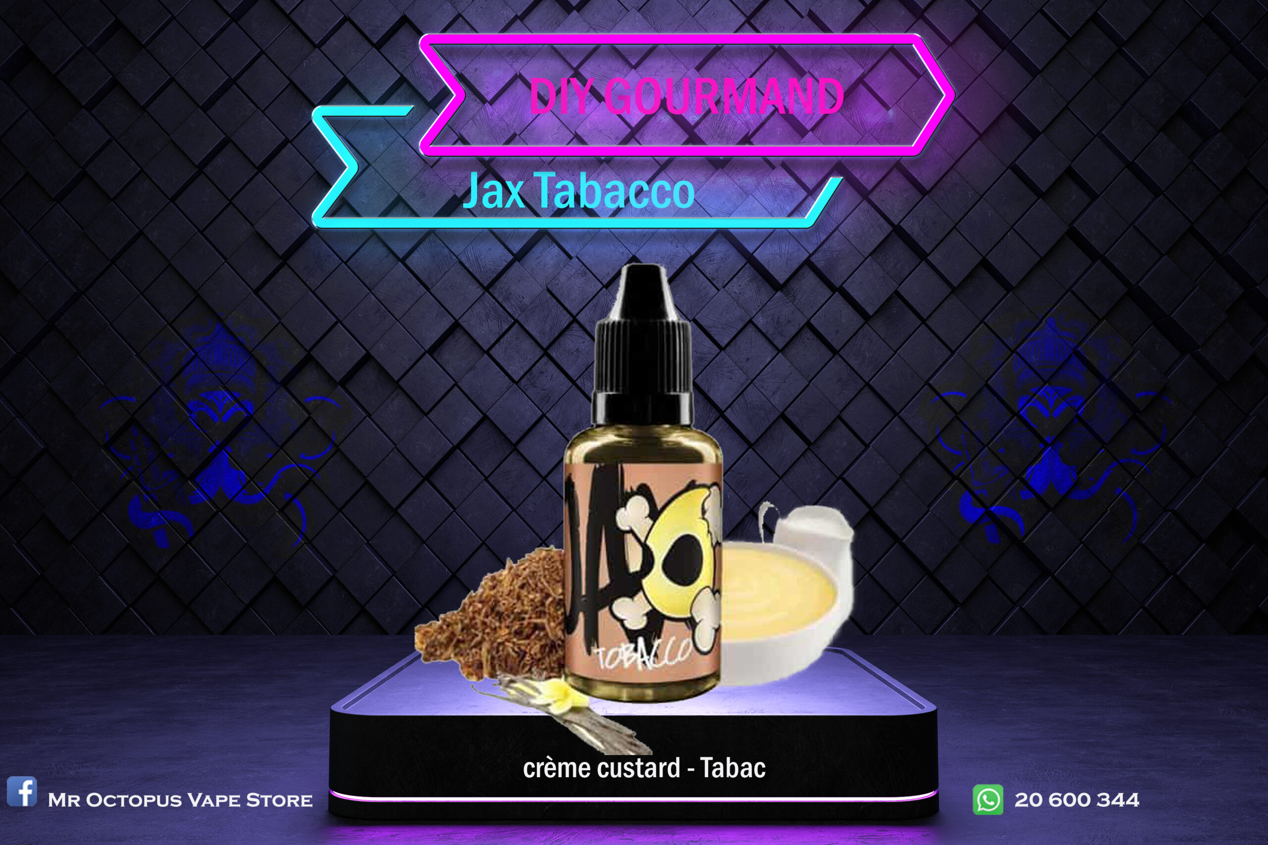 jax tabaco Tobacco - JAX Custard – Image 1