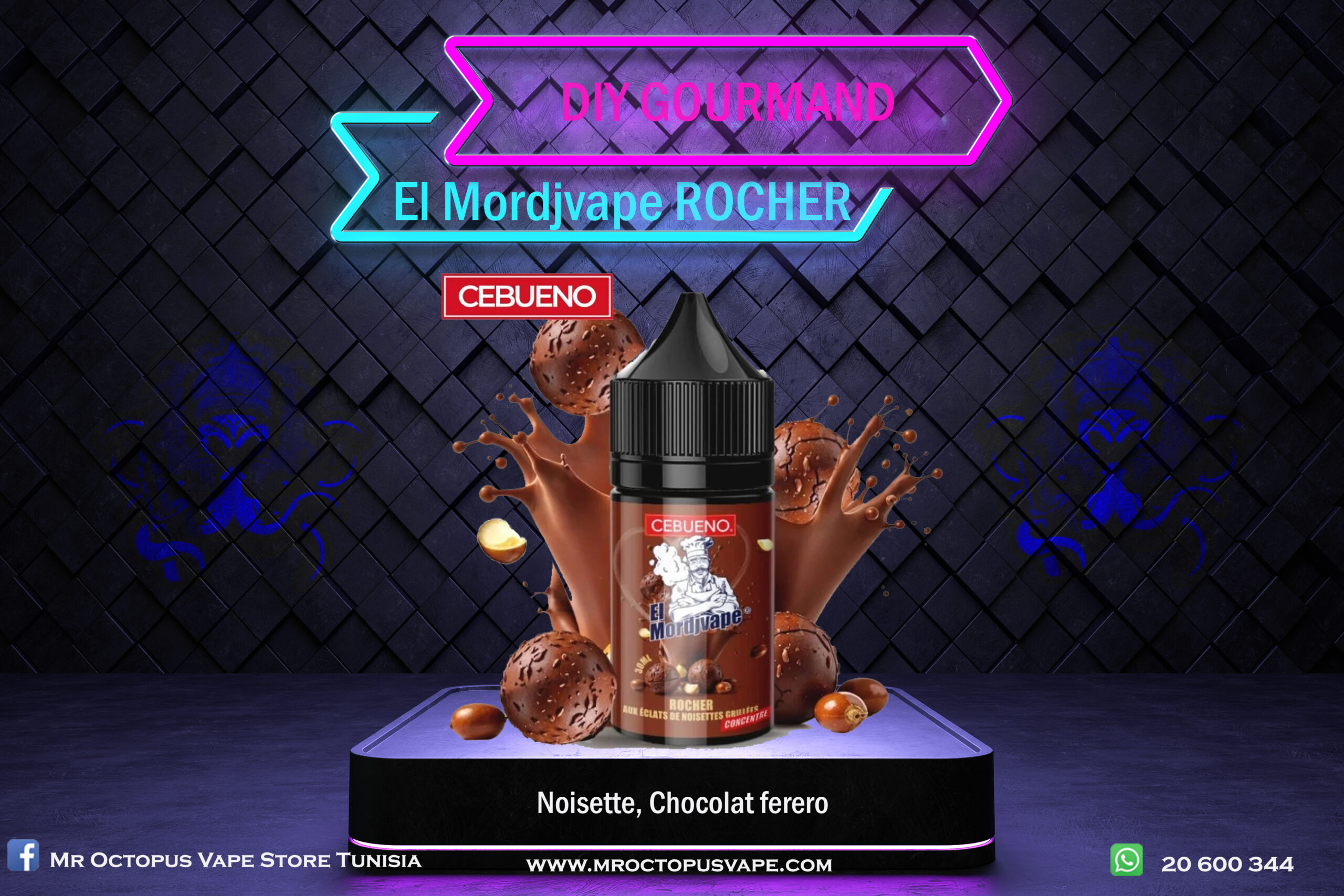 rocher El Mordjvape ROCHER – Cebueno 30ML – Image 1