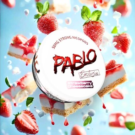 Pablo Strawberry Cheesecake - 50mg -SNUS NICOTINE POUCHES- TUNISIE