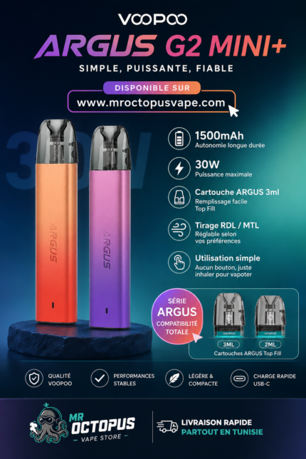 Kit pod Argus G2 Mini+ Tunisie