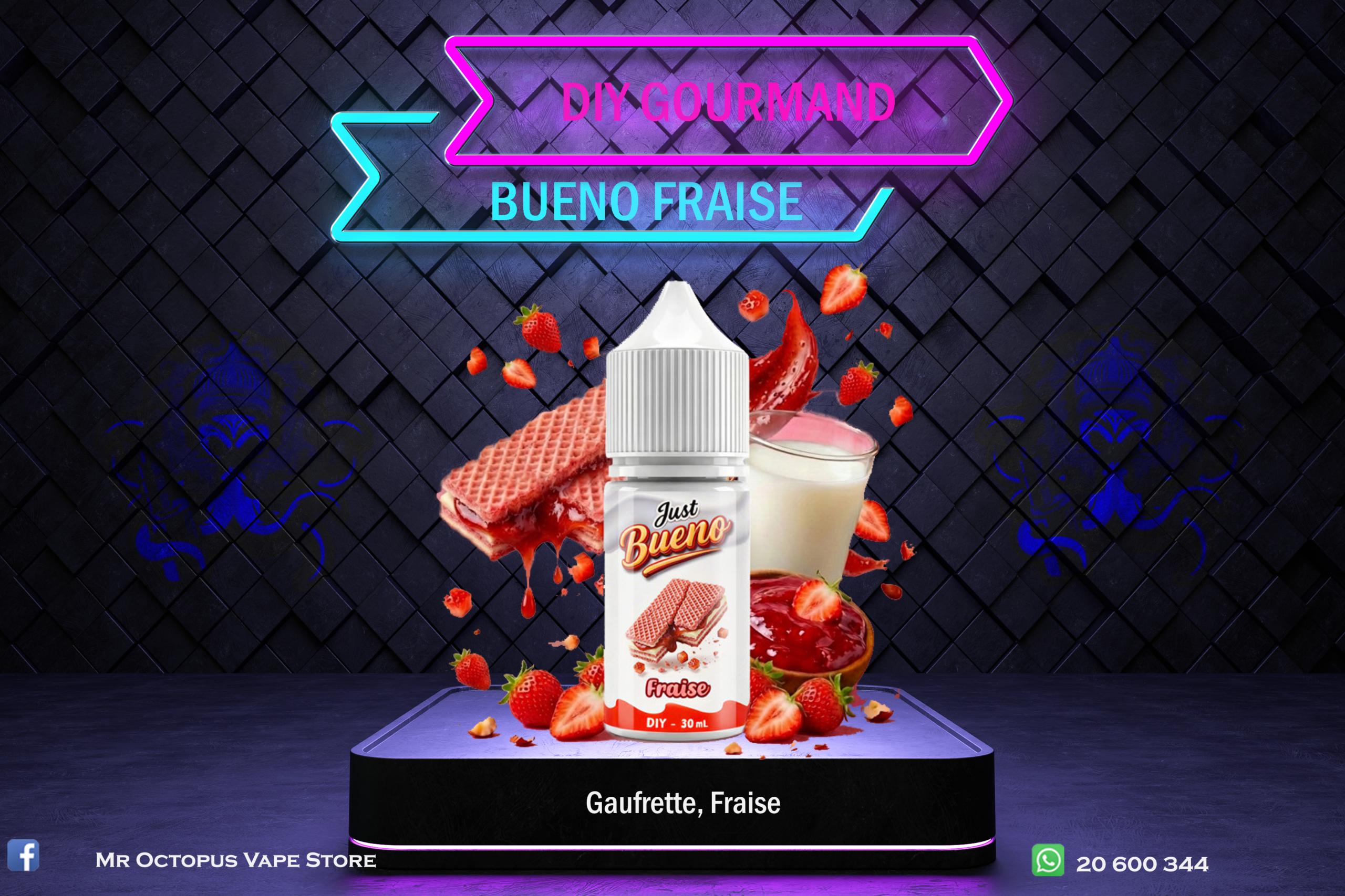 BUENO FRAISE Fraise - Just Bueno 30ML – Image 1