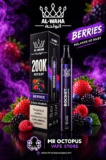 AL-WAHA Rocket SHISHA 200K - Tunisie – Image 3