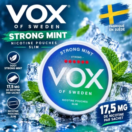 SNUS Vox - NICOTINE POUCHES - TUNISIE